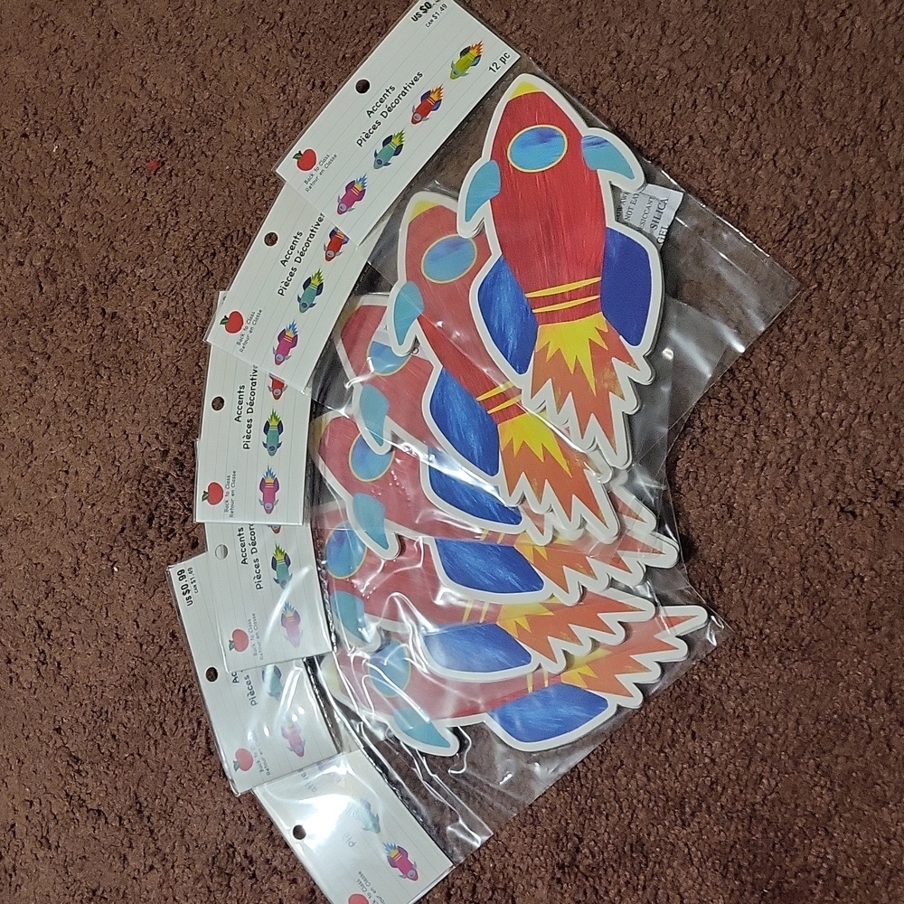 6pc Rocket Accents